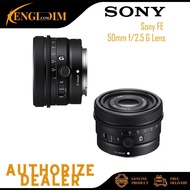 Sony 50mm f/2.5 G Lens | FE 50mm