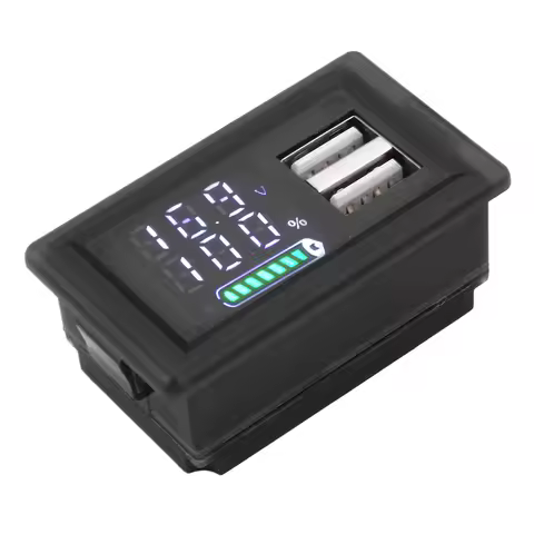 DC 9V 12V 24V Battery Charge Level Indicator Lithium Battery Capacity Meter Tester LED Display Teste