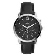 Jam Tangan Pria Fossil FS5452 Neutra Chronograph Black Dial Black