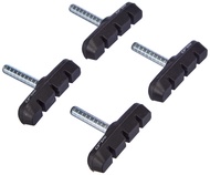 Unisex - Adult Brake Shoes Cantilever BS-C02 Set of 4 55 mm, Black, One Size