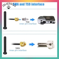 JIHENGS GSM 5G Sucker Antenna 5DBi 600-6000MHz TS9 CRC9 Waterproof Magnetic Antenna