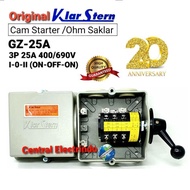 CAM STARTER OHM SAKLAR 3P GZ 25A I-0-II KLARSTERN. - HOLIGANSTORE
