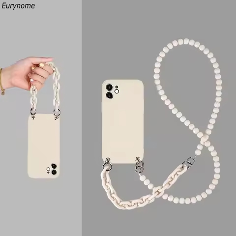 Crossbody Case For Samsung Galaxy S24 S23 Ultra S22 Plus S21 S20 FE Note 20 A55 A54 Necklace Strap L