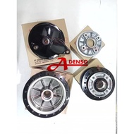 RXZ CATELYZER 135 HUB GANTANG FRONT DEPAN REAR BELAKANG HUB BRAKE TUTUP BELAKANG BRAKE BREK SPROCKET
