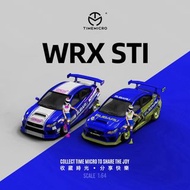 1∶64 車模 SUBARU WRX STI Rally塗裝 合金汽車模型