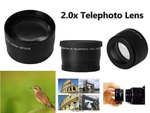 49mm 2X Magnification Telephoto Lens For Sony A3000 NEX-7 NEX-5N NEX-F3 NEX-C3 NEX-5 NEX-3 with 18-5
