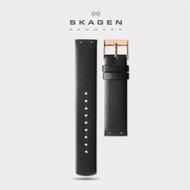 Skagen skagen Senge 18MM Concave Interface Screw Quick Release Raw Ear Genuine Leather Watch Strap S