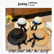 Mũ Cói Chuông Nơ Jussy Fashion Nón Cói Lồng Đèn Hội An Vintage Kiểu Dáng Mũ Rộng Vành Đi Biển (KÈM H