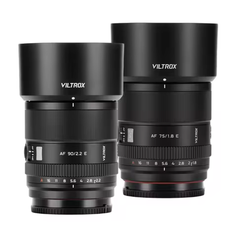 Viltrox AF 75mm F1.8 90mm F2.0 EVO APS-C Camera Lens Medium Telephoto Prime Len Wedding Event Vlog V
