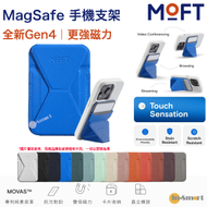 卡扣式手機支架 磁吸式手機支架 錢包 兼容 MagSafe 功能  (Gen4) 寶石藍色