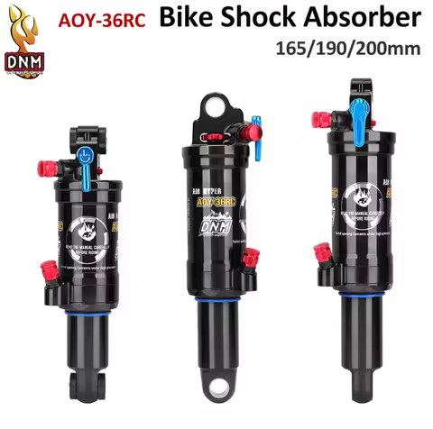 DNM AOY-36RC Bicycle Shock Absorber 165mm 190mm 200mm Aluminum Alloy Air Suspension MTB Mountain Bik