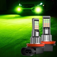 Strobe burst flashing signal lamp 2Pcs H11 Car LED Bulb H8 9006 HB4 881 H27 High Quality 3030 Auto F
