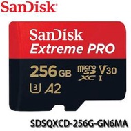 【MR3C】含稅公司貨 SanDisk Extreme Pro Micro SD 256GB 200MB/s 記憶卡