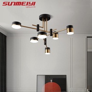 SUNMEIYI Modern LED Ceiling Lights with 3 light colors Living Room Bedroom Led Ceiling Light Gold Bl