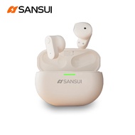 《325》SANSUI W97 Tai nghe siêu nhỏ nửa trong tai ENC Tai nghe trò chuyện Tai nghe chơi thể thao