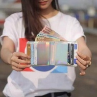 Bts Women's Wallet Hologram Clutch Korean Style Women's Laser Folding Wallet