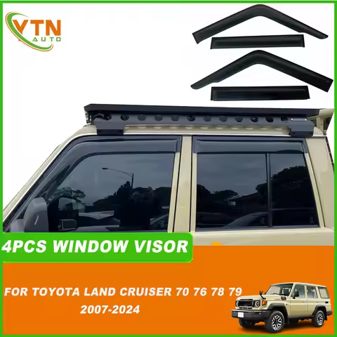 For Toyota Land Cruiser 70 76 78 79 LC70 LC76 LC78 LC79 2007-2024 Car Rain Shield Rain Sun Guard Win