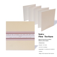 SeamiArt Potentate 300gsm Watercolor Folding Drawing Board Organ Sketch Notebook Two Colors