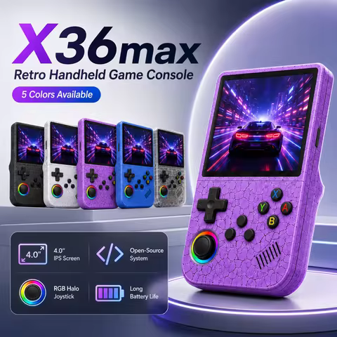 Open source handheld arcade game retro game console 4.0-inch high-definition display LINUX system em