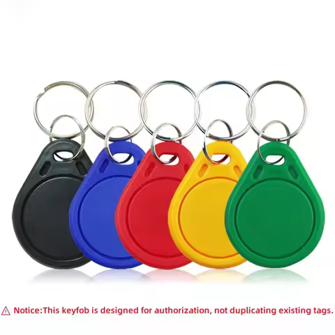 5P 13.56Mhz Mi-fare Keyfob High Frequency MF Keytag Proximity Card S50 Classic 1K Smart Tag NFC RFID