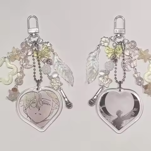 Alien stage Luca double sided photo keychain y2k
