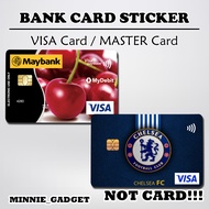[ CHELSEA Football Team ] For BANK Card Sticker Cover / MASTER / VISA / CREDIT/ DEBIT CARD