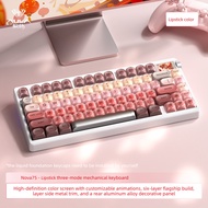 Aula Nova75 Customized Mechanical Keyboard Bluetooth/2.4G/wired The Third mode Hot Plug Axle Body E-