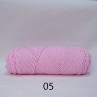 100g/Roll Milk Cotton Yarn Woolen Yarn Soft Pure Colour Lover Yarn 8 Ply Knitting Wool Thread For Ha