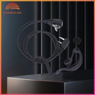 (rain)  2 PIN Earpiece Headset PTT MIC Interphone Earphone Earpiece Walkie Talkie Headset with Micro