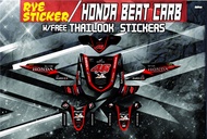 Decals Sticker Motorcycle Decals for Honda Beat 110 Carburator type003