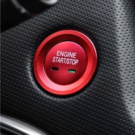 Alloy Car Start Engine Stop Button Ring Cover Trim Stickers For Cadillac CT4 CT5 CT6 XT4 XT5 XT6 XTS