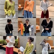 J1989❤️2024 New Style Outer Thin Air Conditioning Shirt Summer Korean Style Sunscreen Shirt Long-Sle