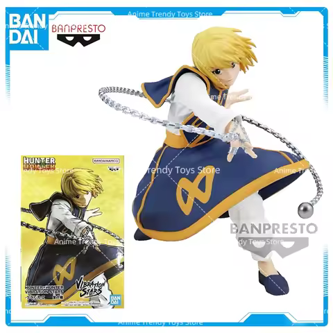 Original BANDAI Banpresto HUNTER HUNTER VIBRATION STARS Kurapika Anime Figures Action In Stock Model