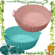 [xinggao.vn] Silicone Pot Round Air Fryer Basket Accessories, Fits 3QT - 5QT Air Fryer