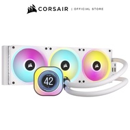 CORSAIR iCUE LINK H150i LCD 360MM LIQUID CPU COOLERWHITE : CW-9061010-WW