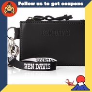 [Ben Davis] Wallet, Pass Case, Card Case, Commuter Pass Holder with Retractable Reel, Synthetic Lea