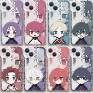 BLUE LOCK Silicone Casing For Samsung Galaxy S26 Ultra Edge S26 S25 Plus Ultra S25 FE A57 A56 A55 A1
