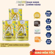Sữa Hạt Hữu Cơ Miwako A+ Cho Bé Từ 1 Tuổi Vị Vani 400g x 3 Hộp (1.2kg) - Miwako HCM