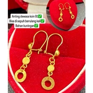 Round donut-koin earrings 91