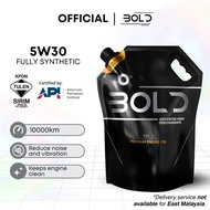 BOLD SIRIM 5w30 4L / 3L Fully Synthetic SP Engine Oil Car Black Oil for Honda Perodua Nissan Proton