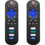 【2 Pack 】 Replacement Remote Control for Roku TV, Compatible for TCL/Hisense Roku/Onn Roku/Sharp Rok