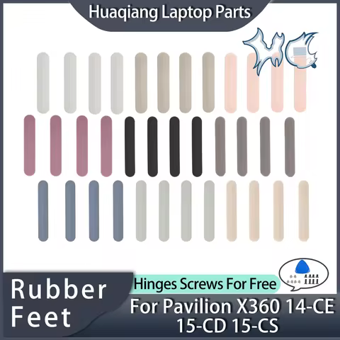 Rubber Cover For HP Pavilion X360 14-CE 14-CD 15-CS 15-CW 15-CB Laptop Bottom Case Rubber Feet Repla