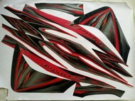 stiker striping yamaha jupiter z 2010 - hitam - merah