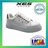 XES Elite Ladies ELCVS400 Minimalist Sneakers ( White /  Beige )