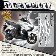 CLICK 160 SIDE STICKER DECALS/MOTORCYCLE STICKERS/SIDE STICKERS