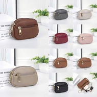 Danlu Coin Purse Key Pouch Keychains for Women Small Wallet Mini Leather Purse for Women