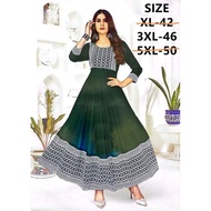 COTTON ANARKALI GOWN KURTI READY STOCK