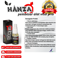 HANZA SPRAY AMPUH Obat Oles Pembesar Penis Permanen Pemanjang Alat Vital Kelamin Pria Lelaki Obat Ku