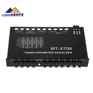 Ltehf7-Band Car Audio Equalizer, Adjustable 7 Bands EQ Car Amplifier Graphic Equalizer with CD/AUX I