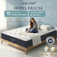 Azure™ Hotel Deluxe 10 Inch | Back Support | Zero Motion Transfer | Spring Mattress | Single Super S